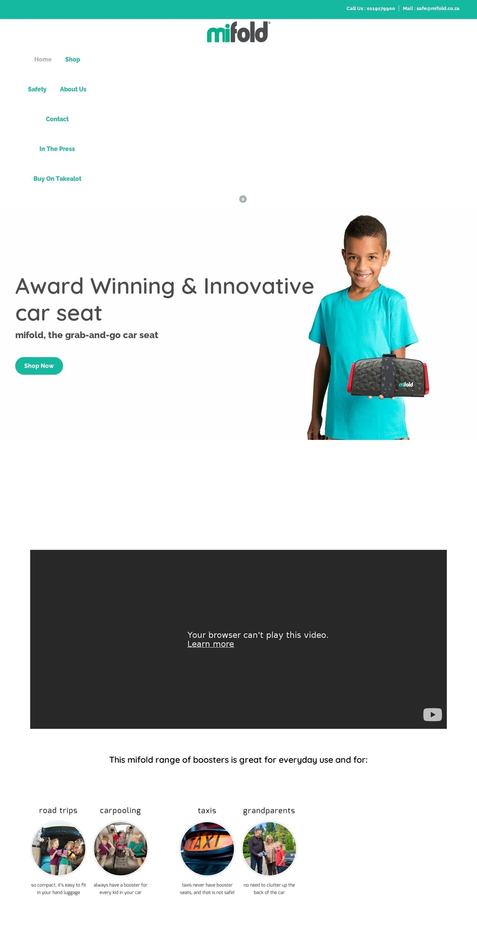 Accu Shopify theme site example mifold.co.za