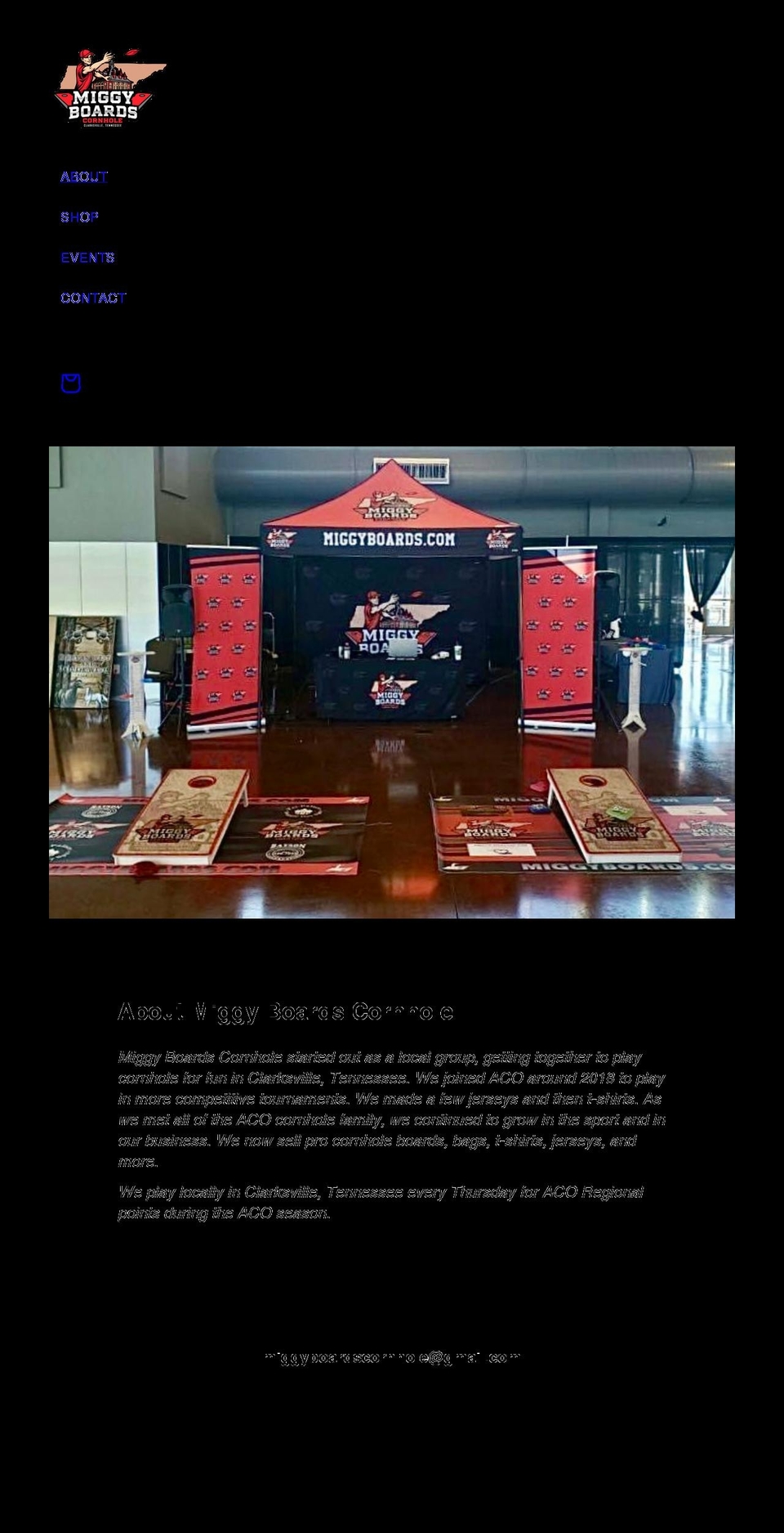 miggyboards.com shopify website screenshot