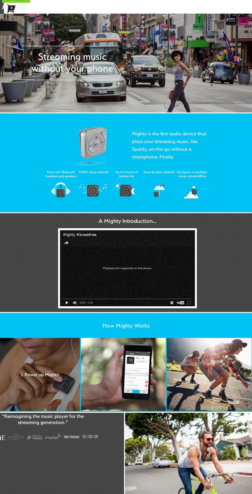 Copy By Fedil Shopify theme site example mighty-audio.myshopify.com