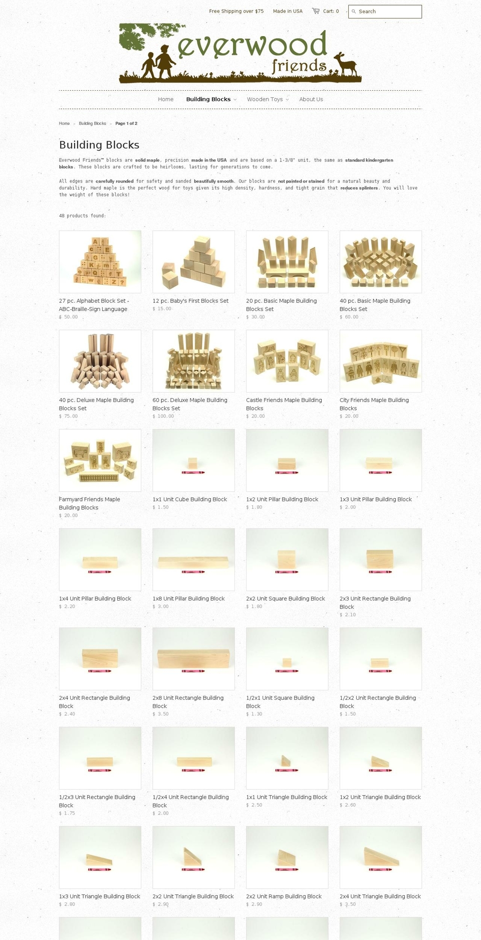 mighty-blocks.com shopify website screenshot