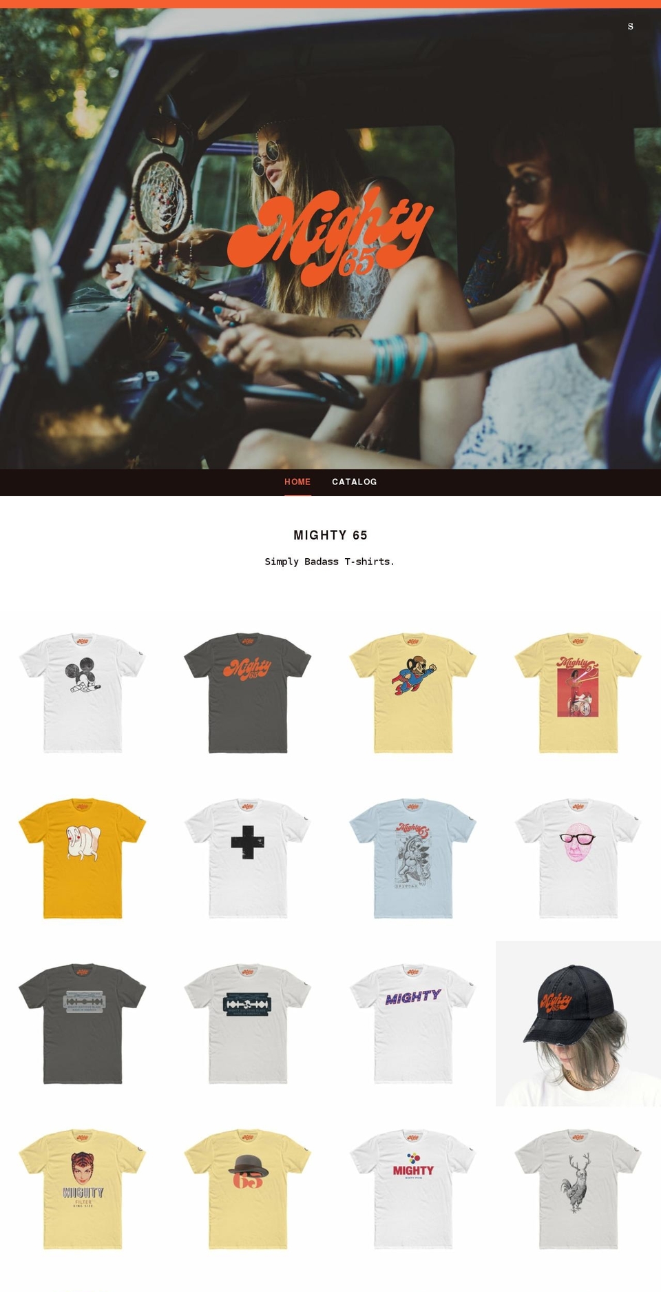 mighty65.com shopify website screenshot