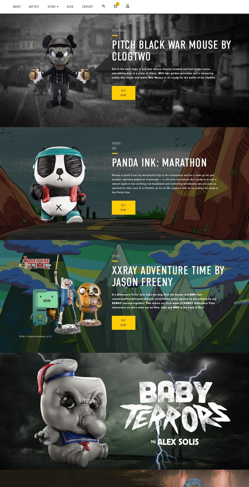 mightyjaxx.com shopify website screenshot