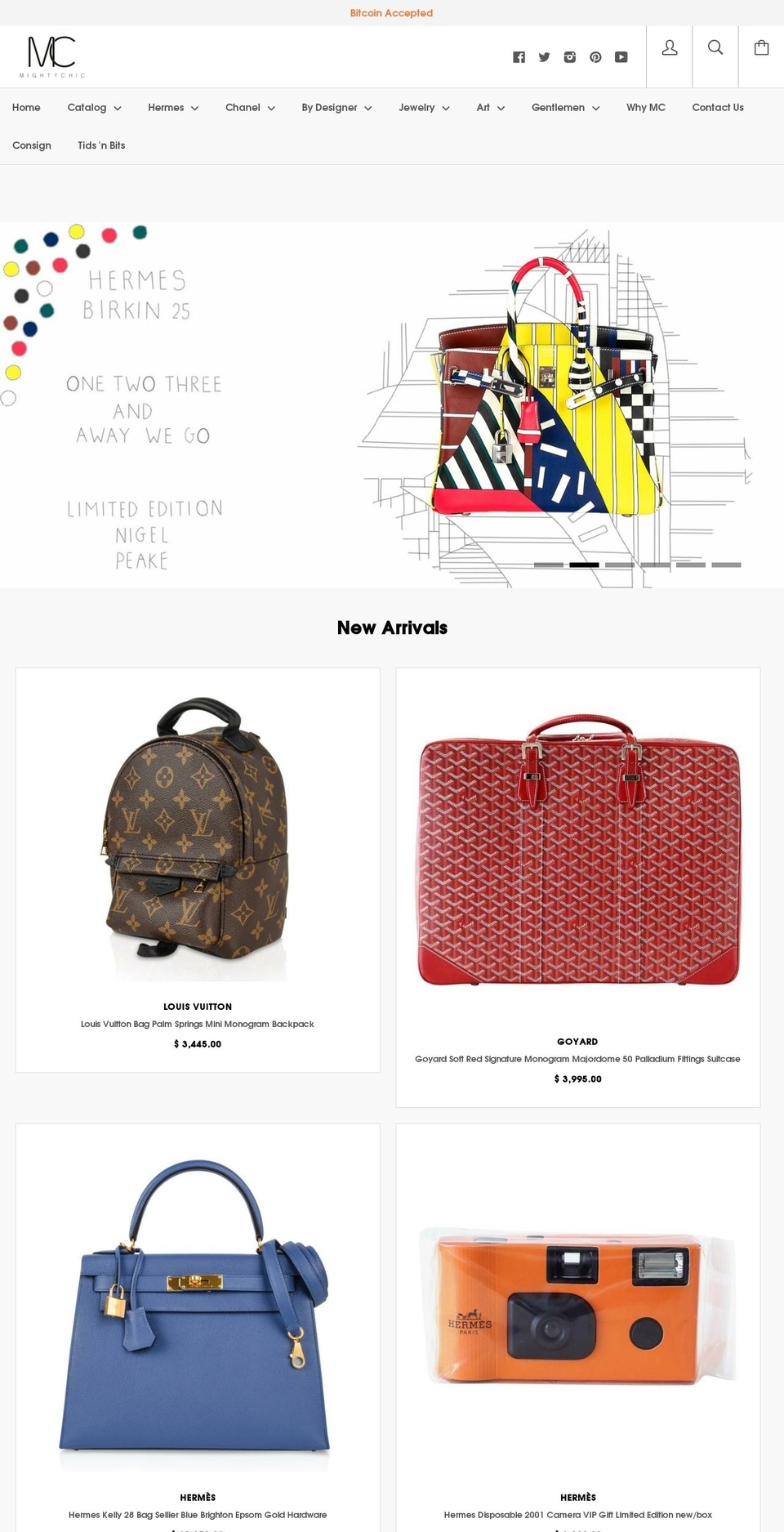 mightykismet.com — Shopify storefront screenshot