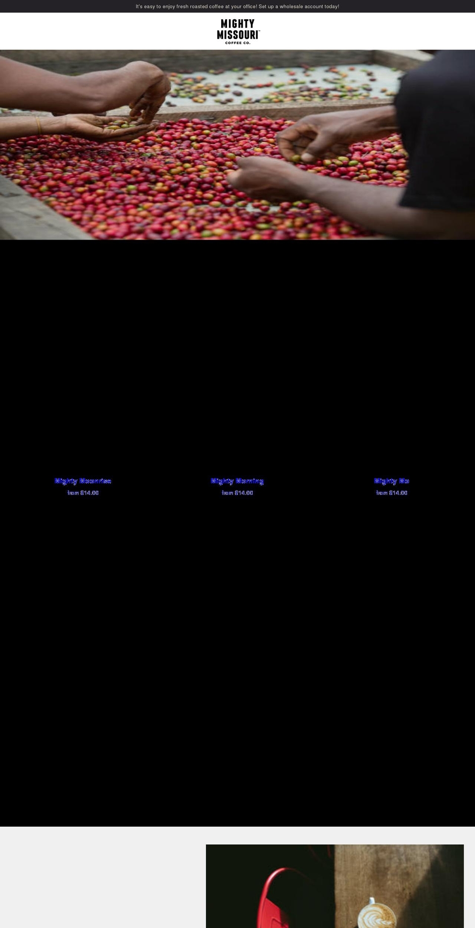 mightymissouri.com shopify website screenshot