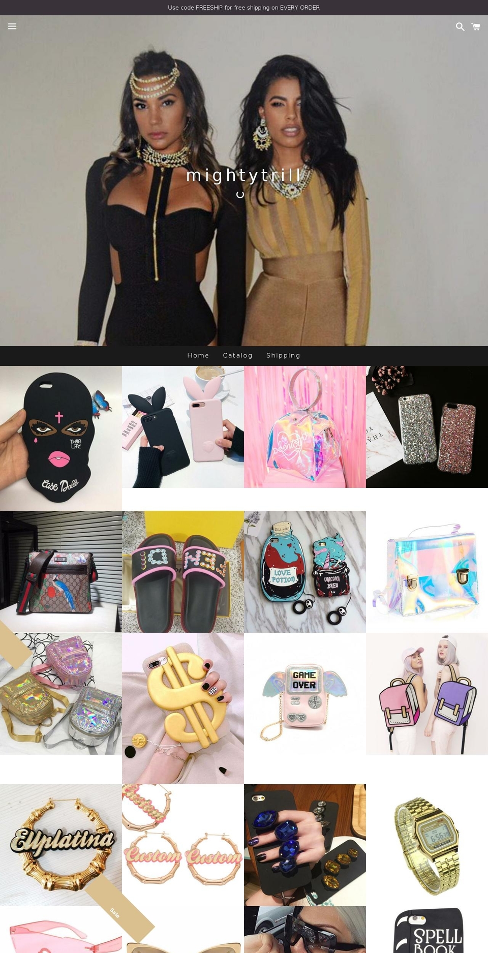 mightytrill.com — Shopify storefront screenshot