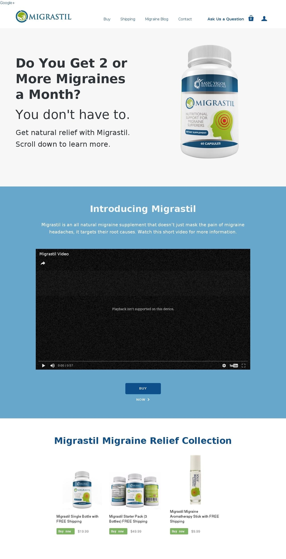 migrastil.com shopify website screenshot