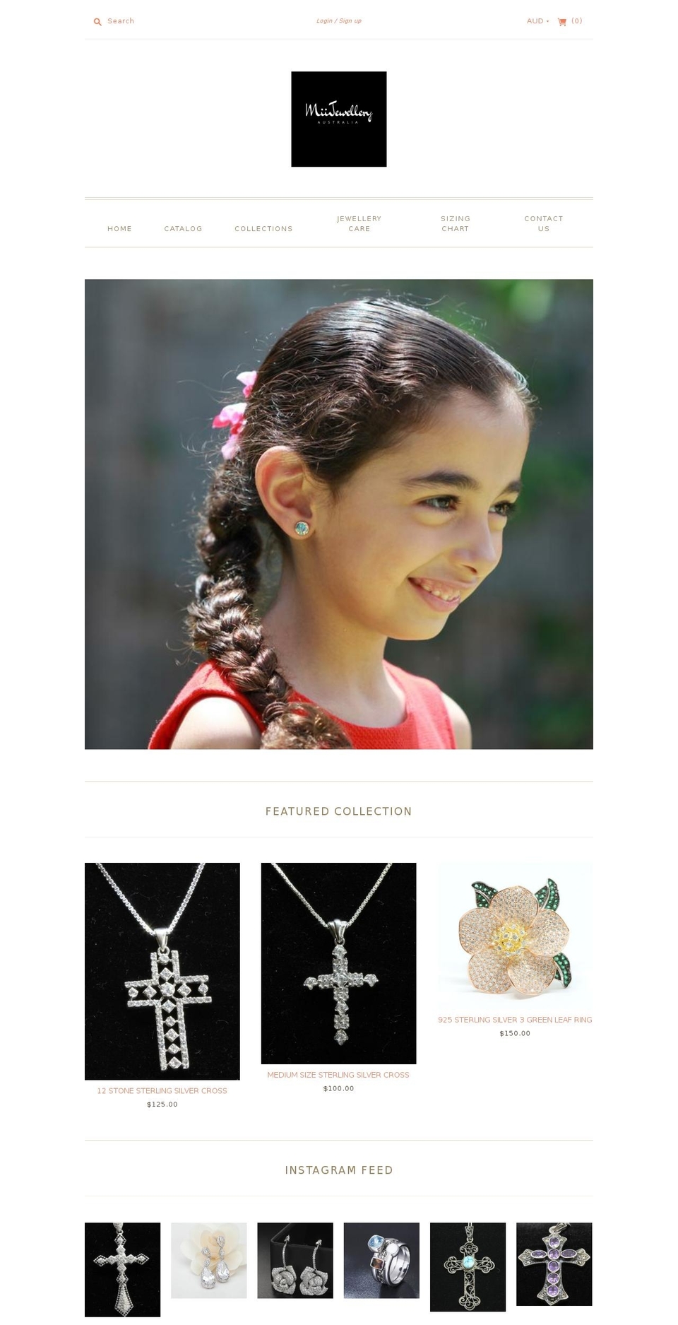 miijewellery.com — Shopify storefront screenshot