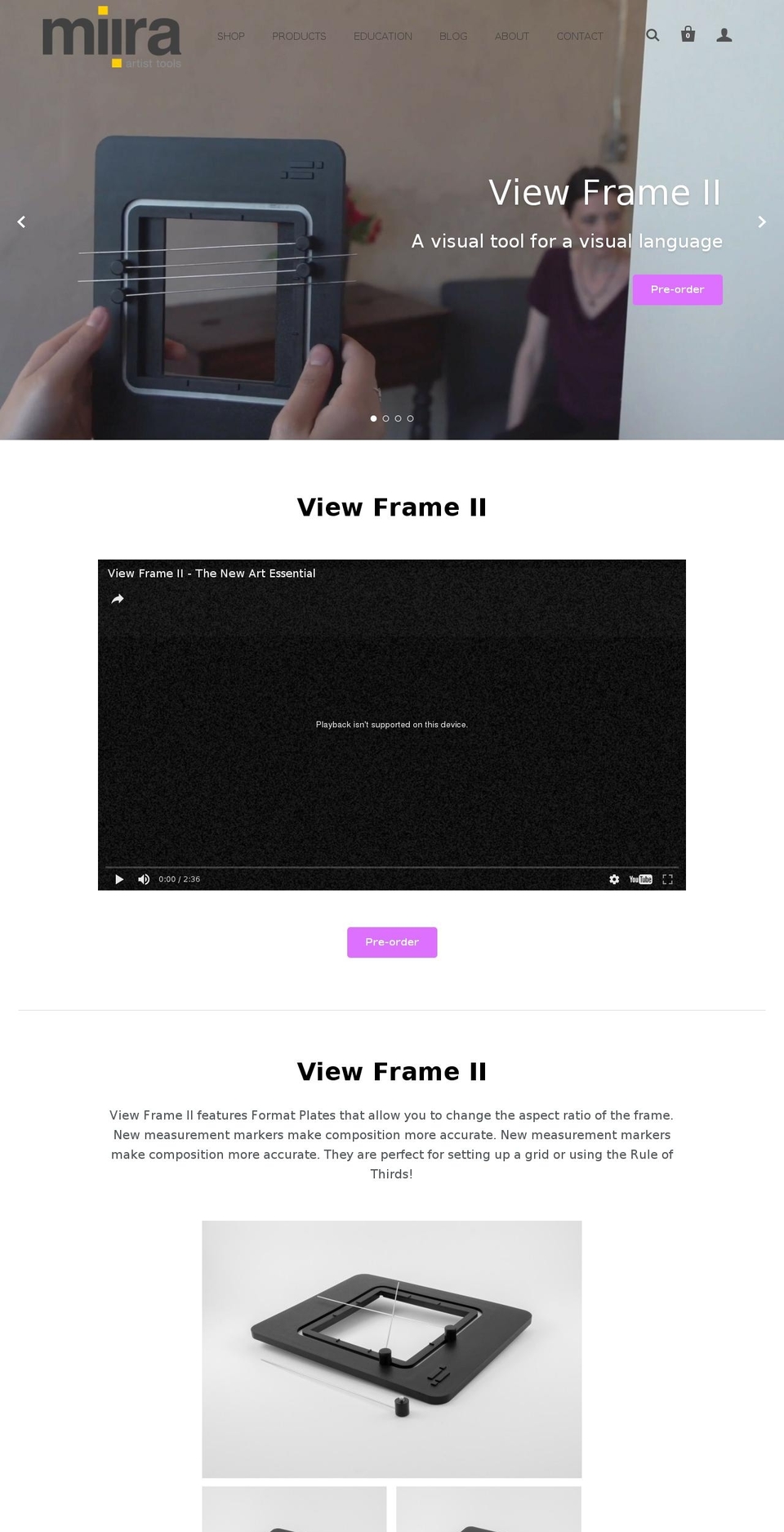 miiratools.com shopify website screenshot