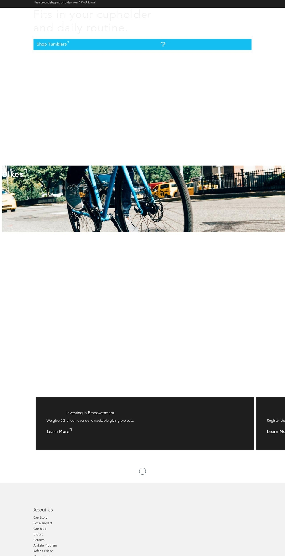 miirbottle.com shopify website screenshot