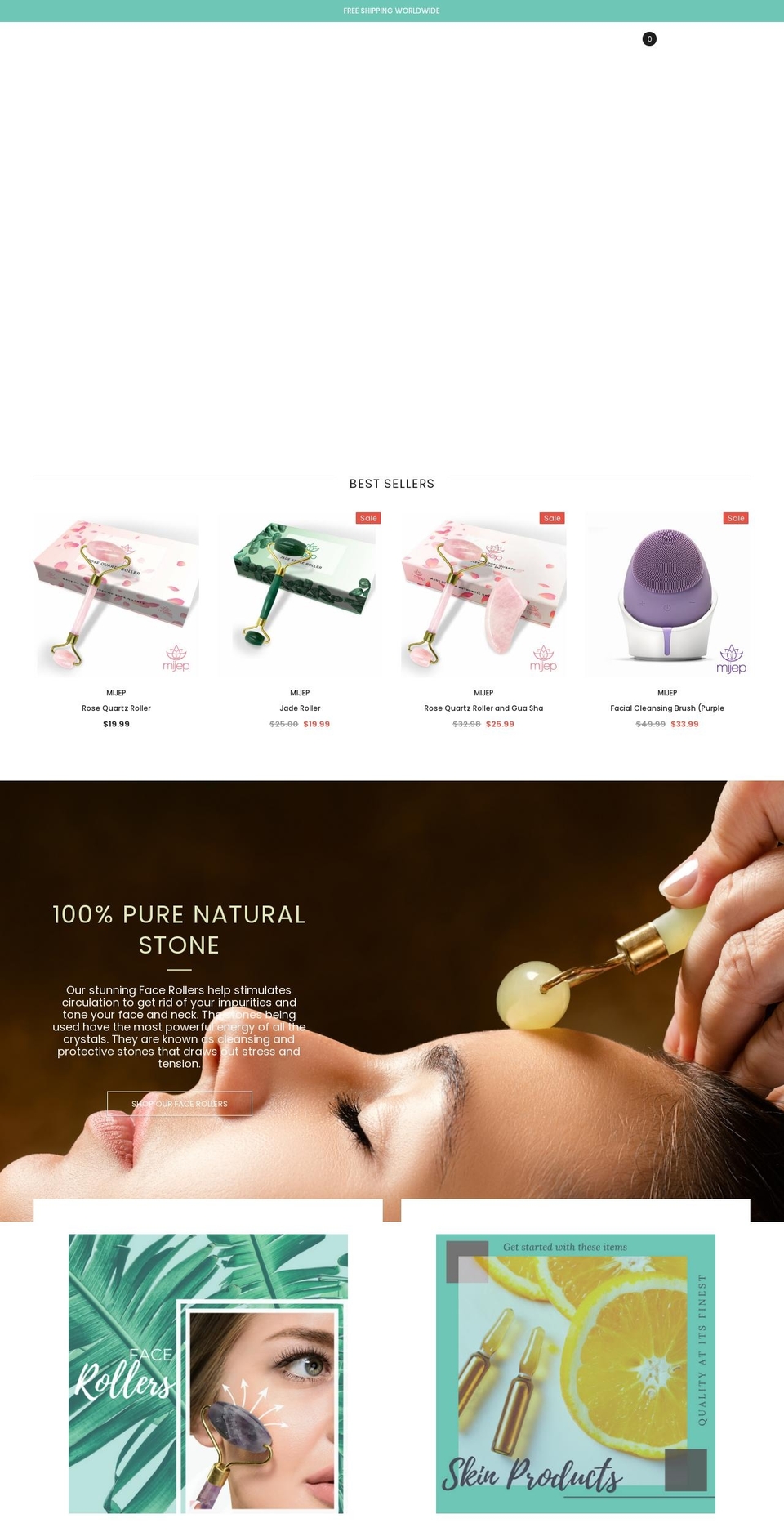 mijep.com shopify website screenshot