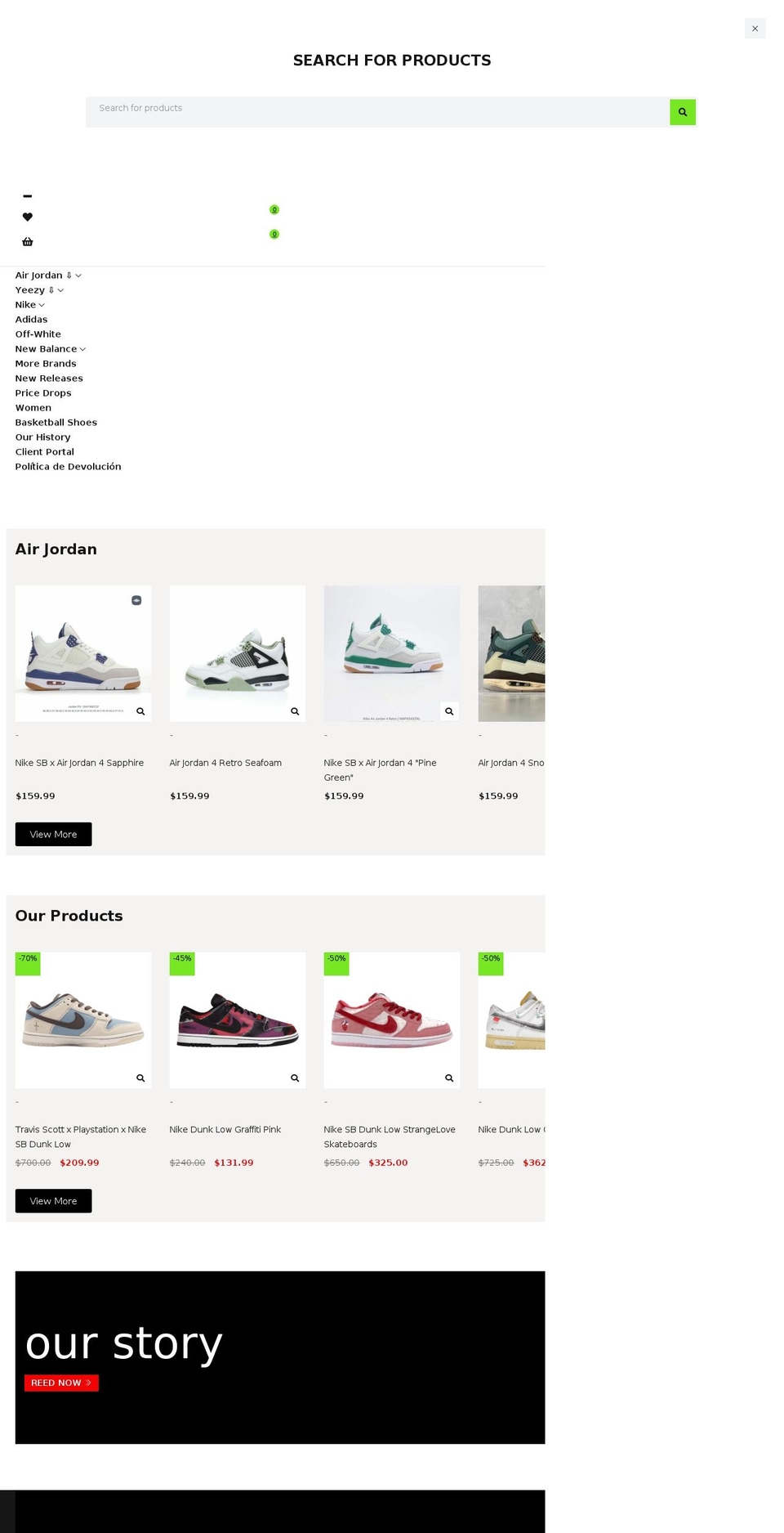 mikaandmia.com — Shopify storefront screenshot