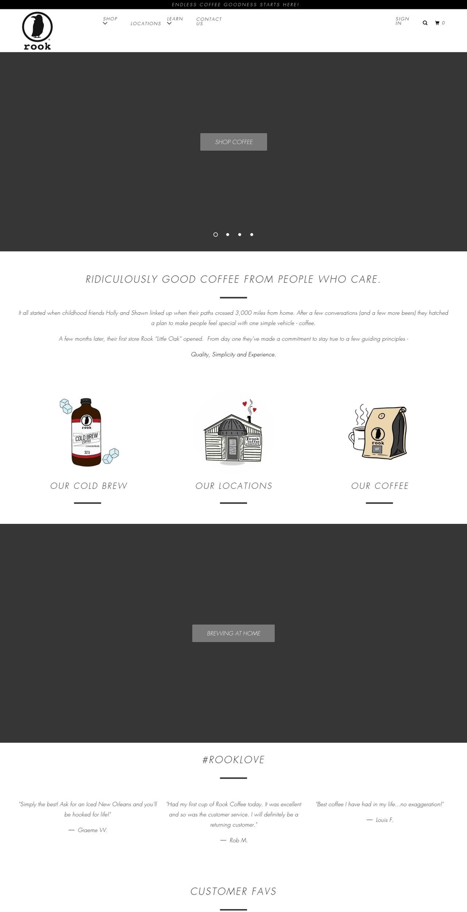 mikeatrook.com — Shopify storefront screenshot
