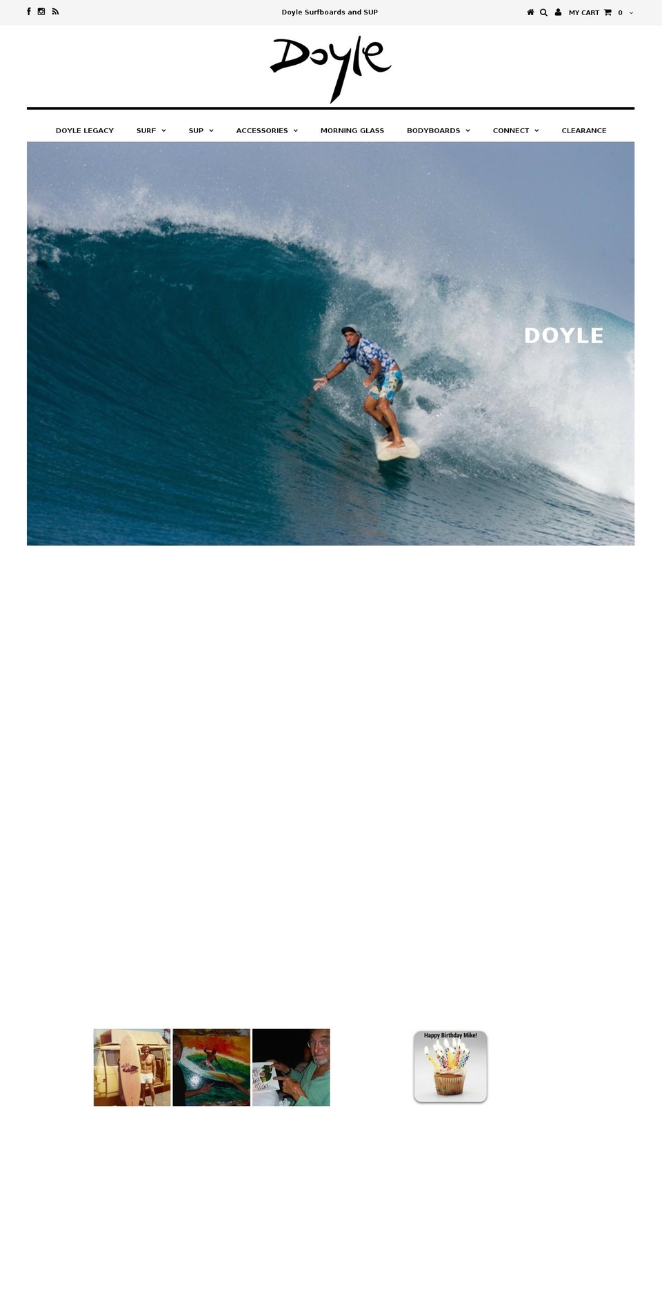 mikedoylesup.com shopify website screenshot