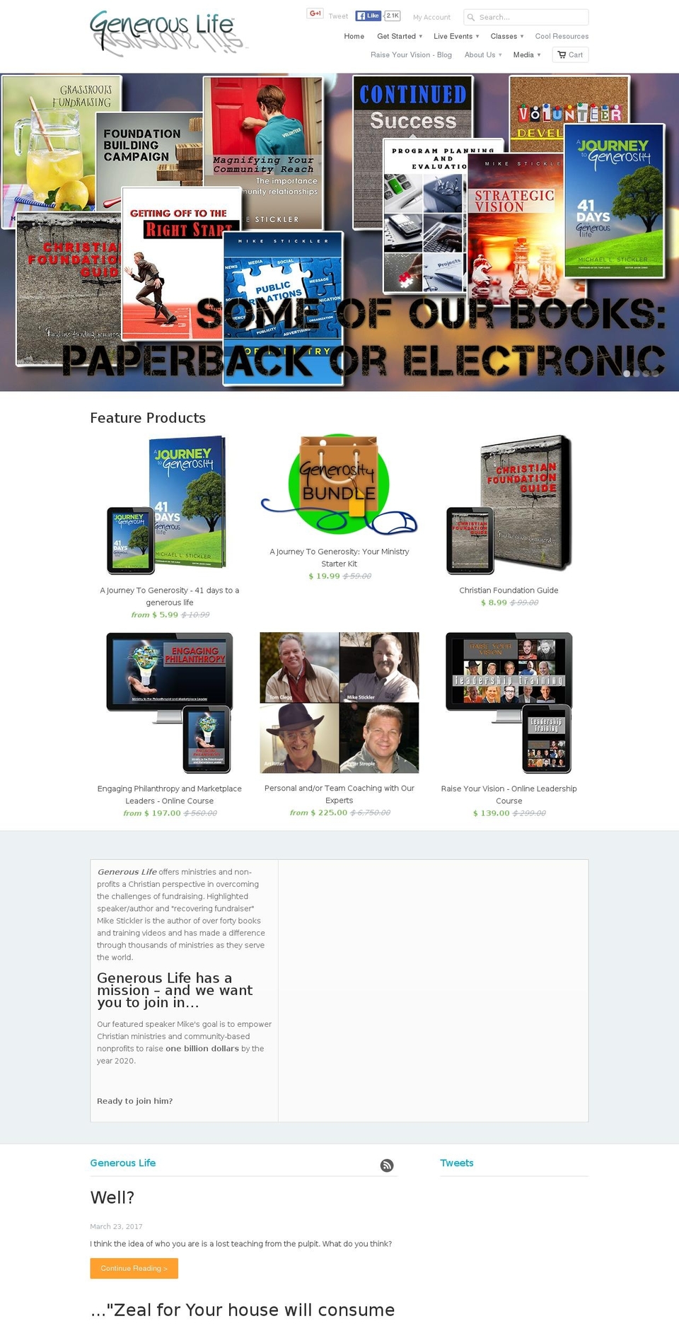 mikestickler.com shopify website screenshot