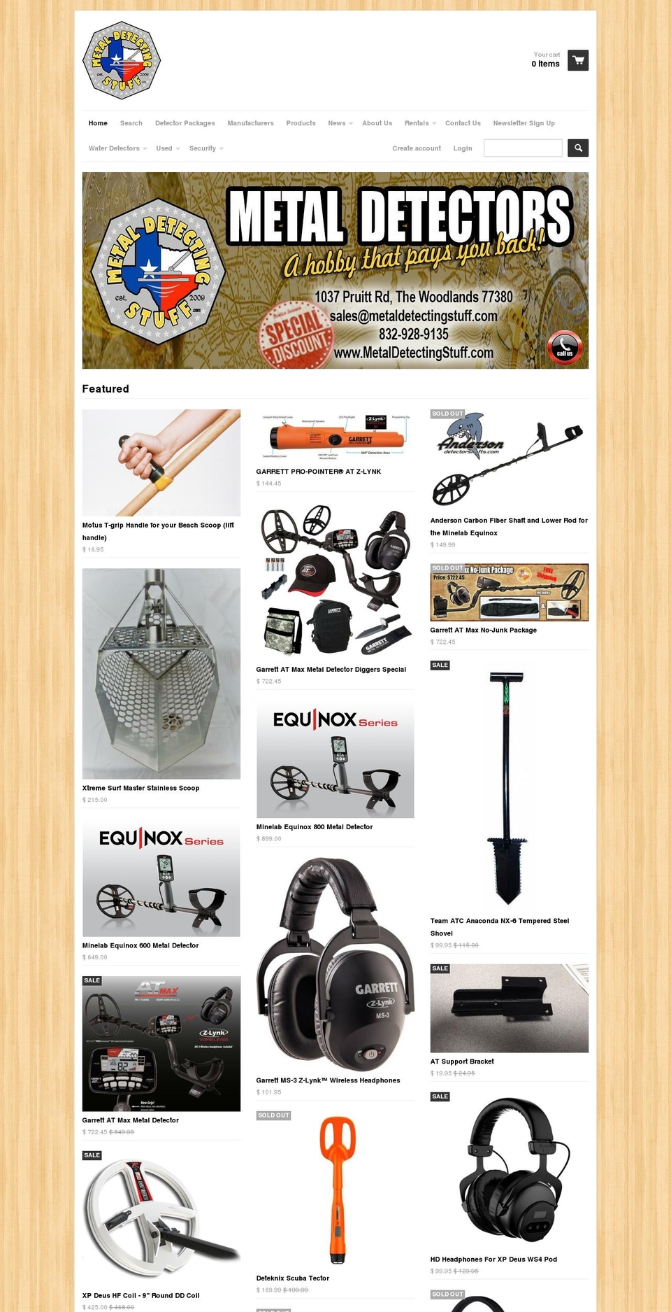 mikestreasurecove.com — Shopify storefront screenshot