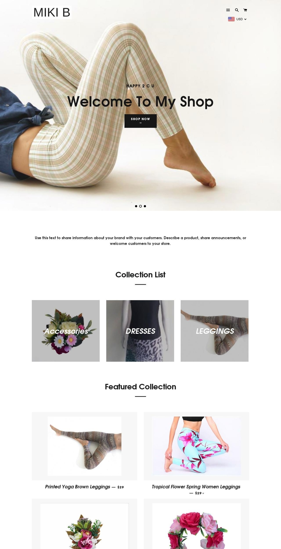 mikib.net shopify website screenshot