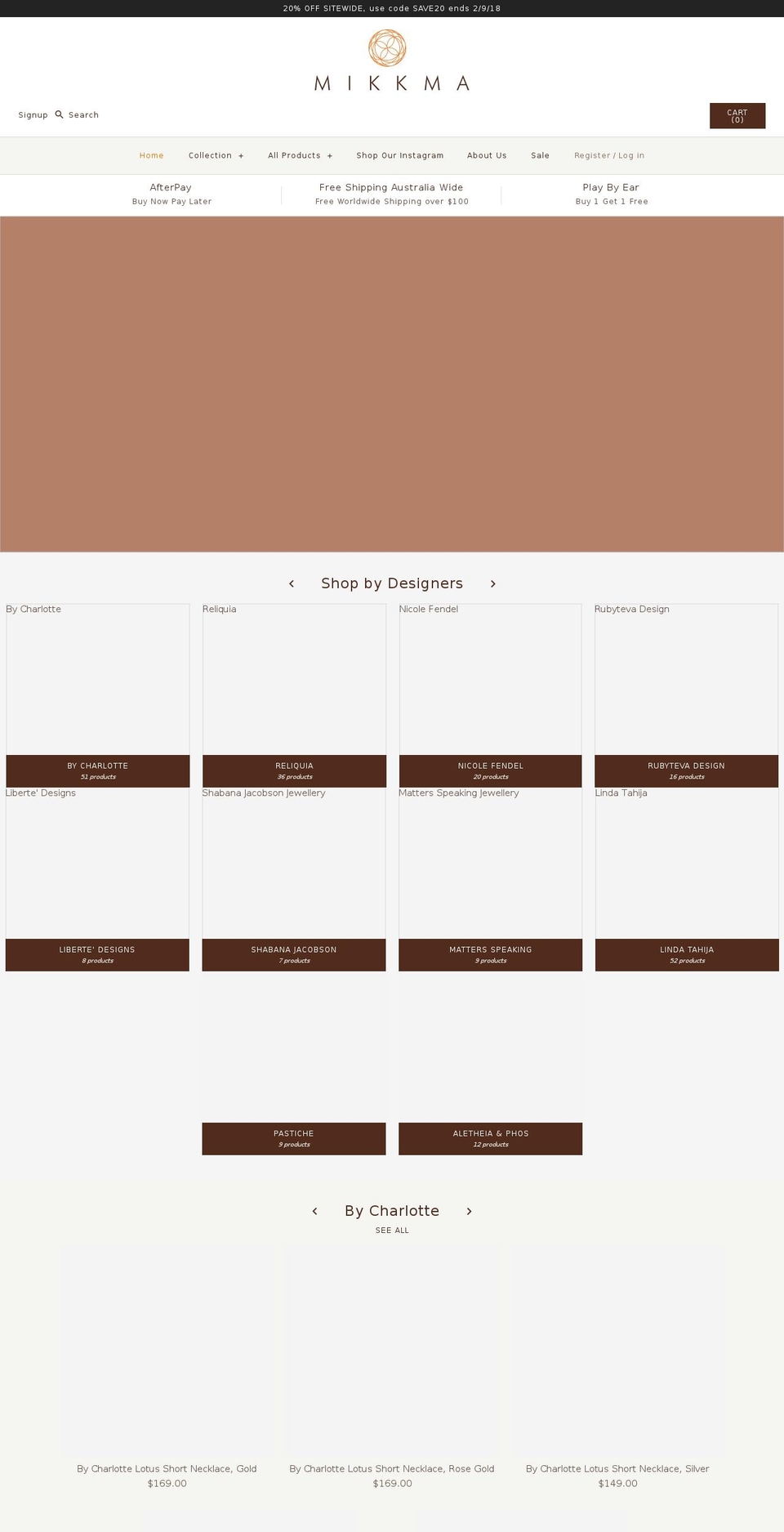 mikkma.com — Shopify storefront screenshot