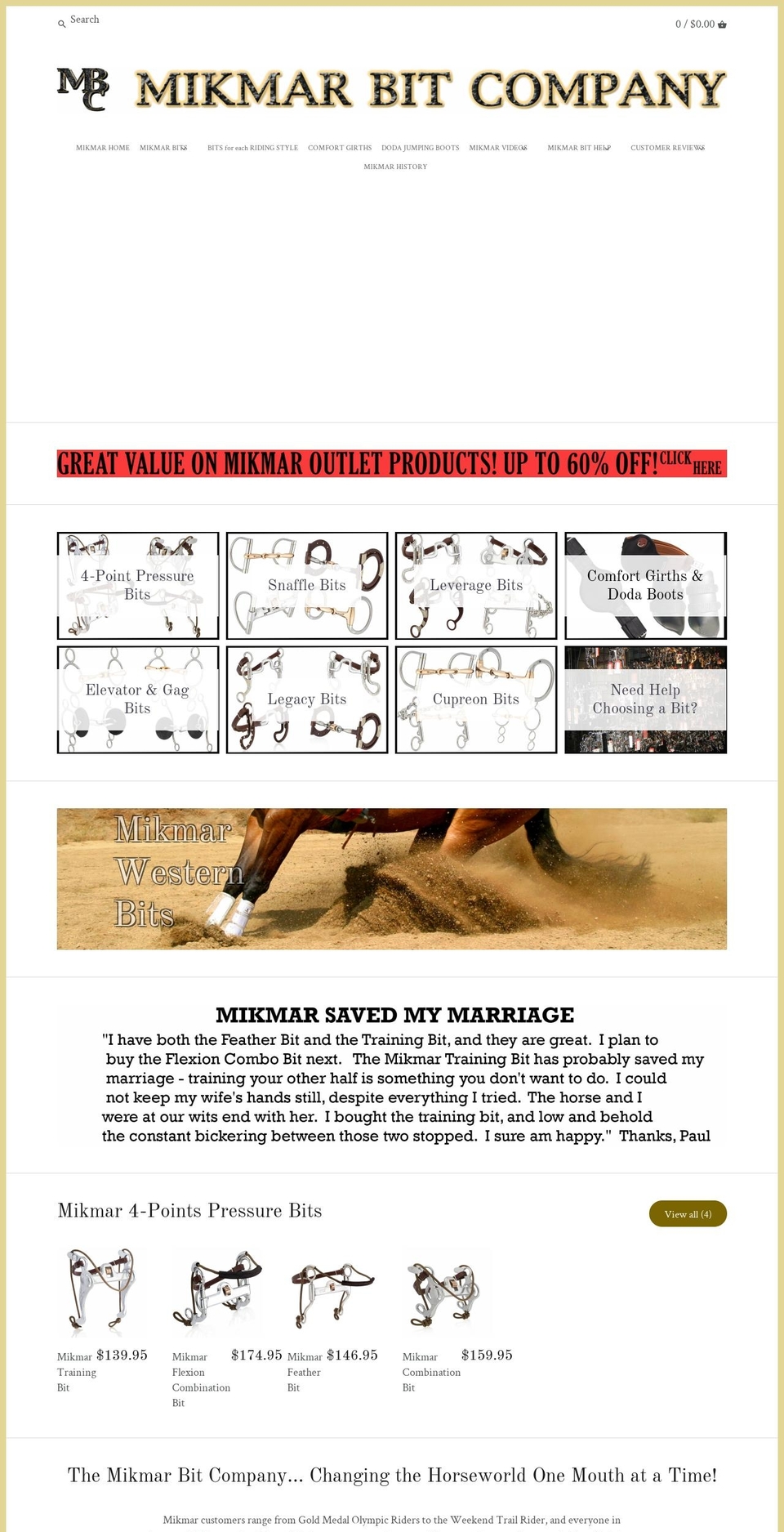 mikmar-bit-company.myshopify.com — Shopify storefront screenshot