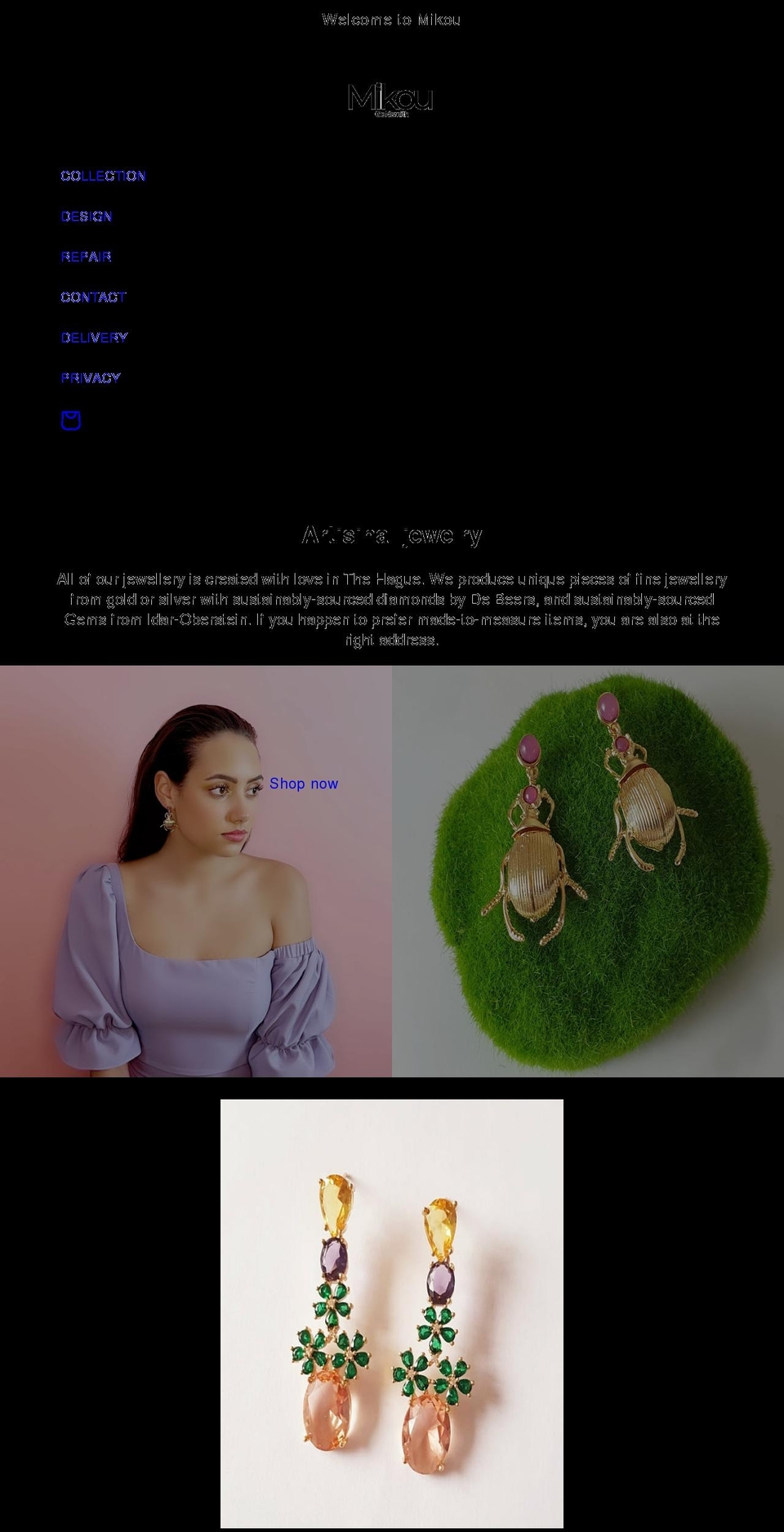 mikou-dor.com shopify website screenshot