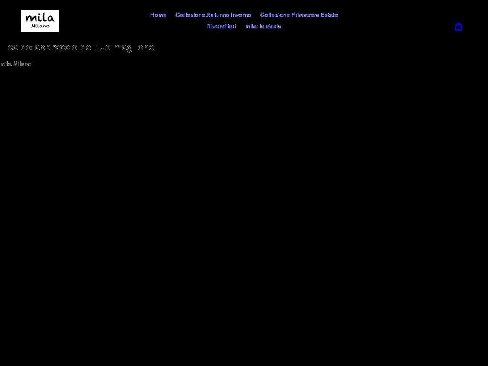 milamilano.net shopify website screenshot