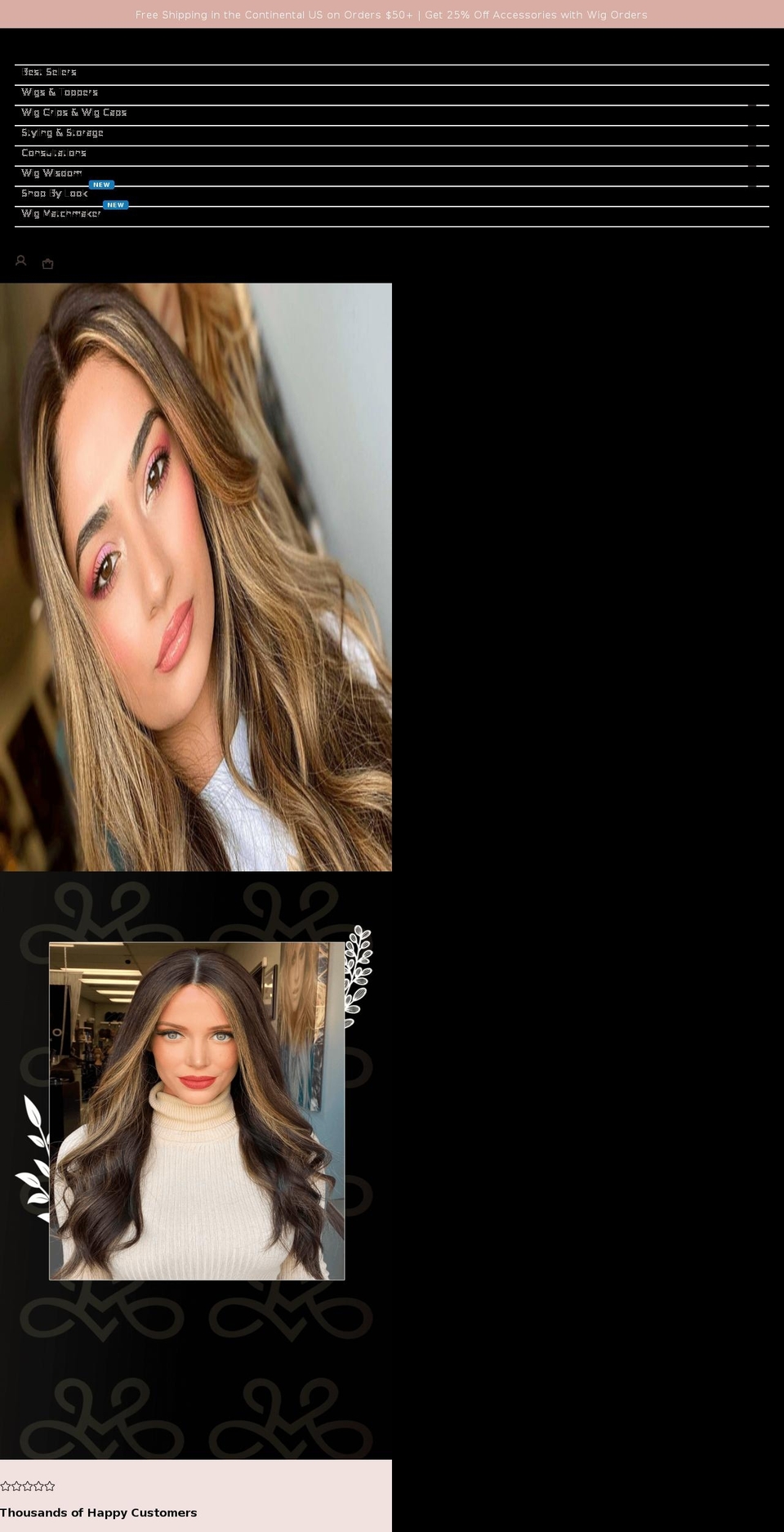 Live theme -- Shopify theme site example milanowigs.com