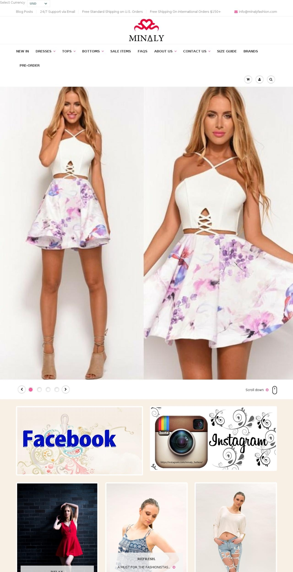 milanyfashions.com shopify website screenshot