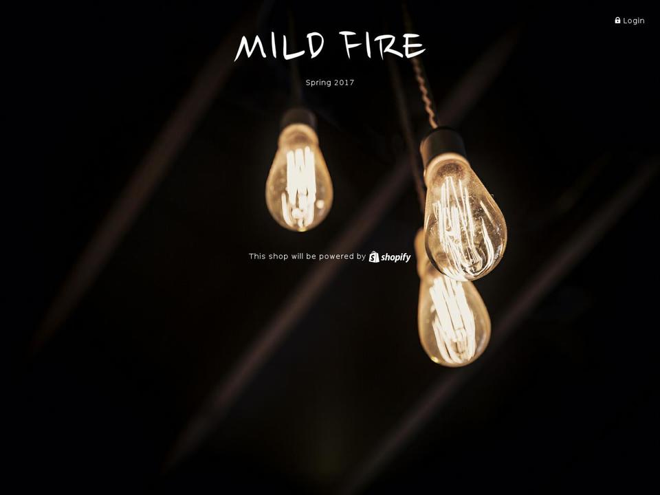 mildfire.com shopify website screenshot