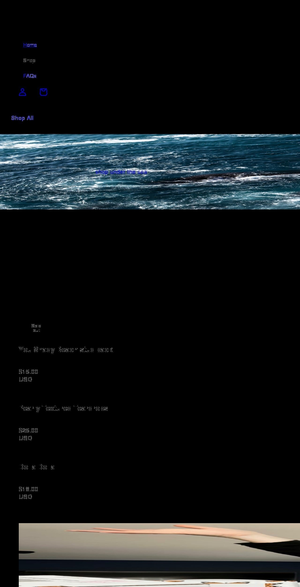 mildredmariebymindy.com shopify website screenshot