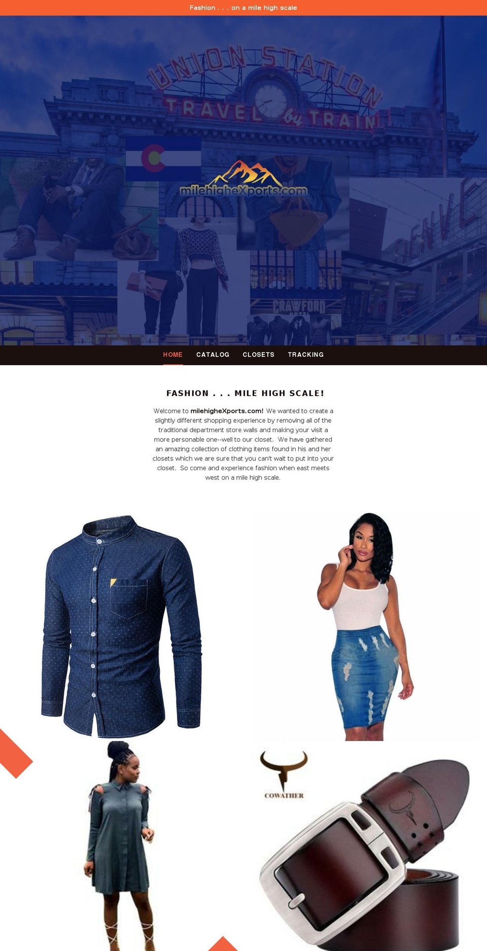milehighexports.com — Shopify storefront screenshot