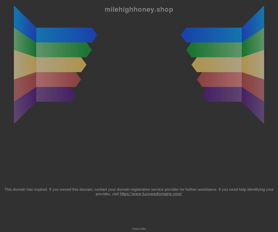 milehighhoney.shop shopify website screenshot