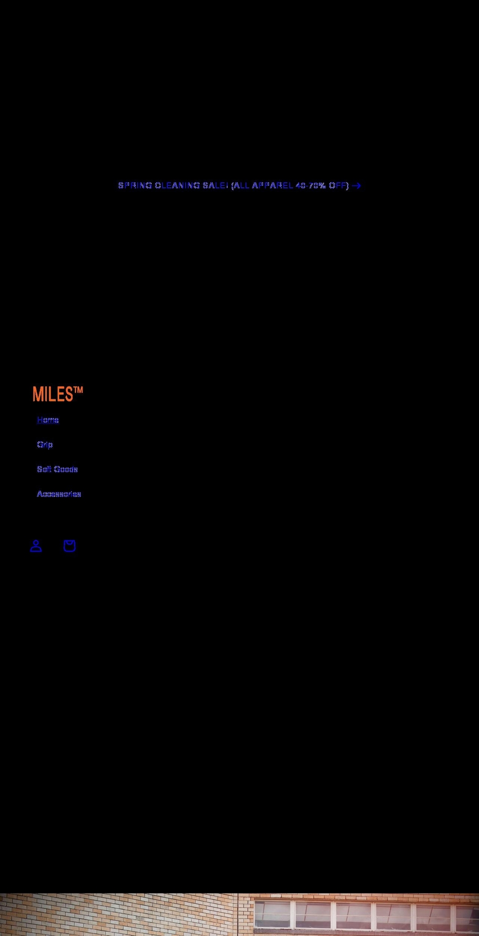 milesgriptape.com shopify website screenshot