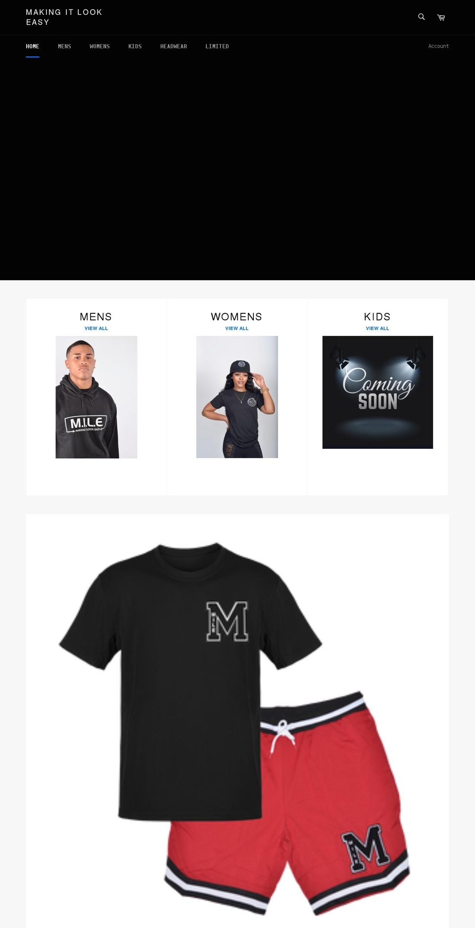 milethebrand.com shopify website screenshot