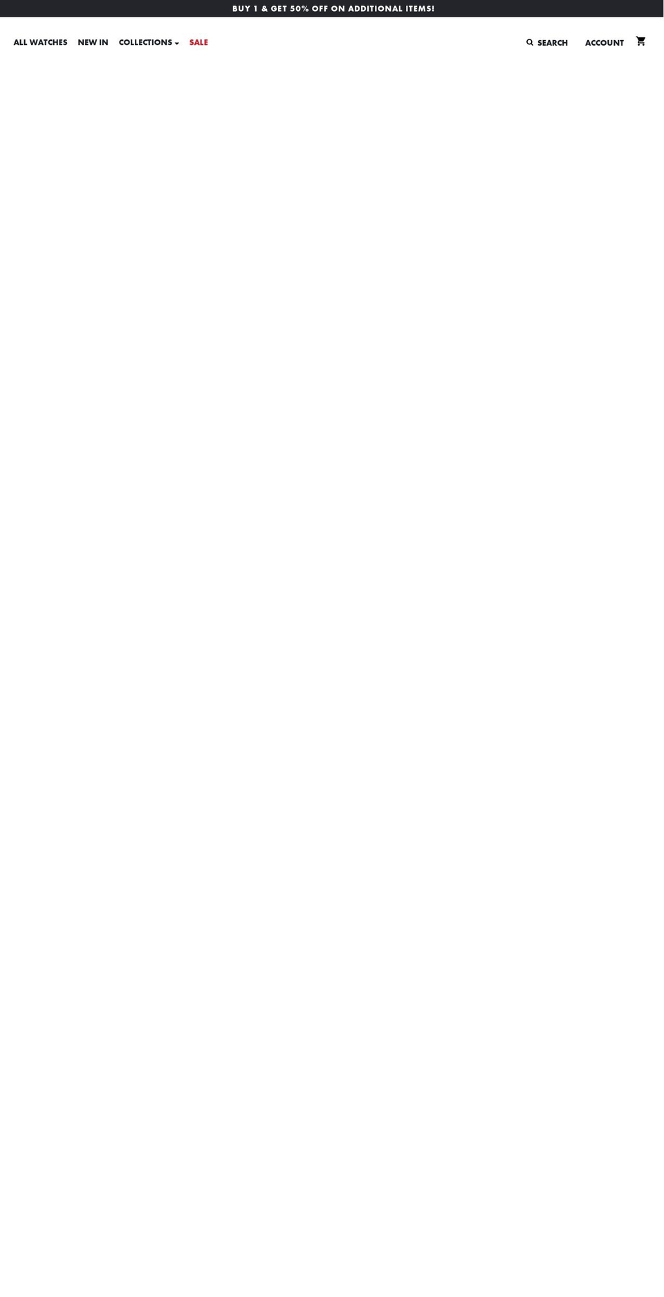 milewatches.com — Shopify storefront screenshot