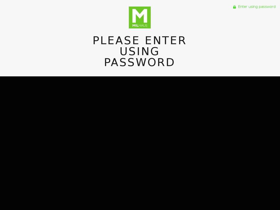 milhauswebstore.com — Shopify storefront screenshot