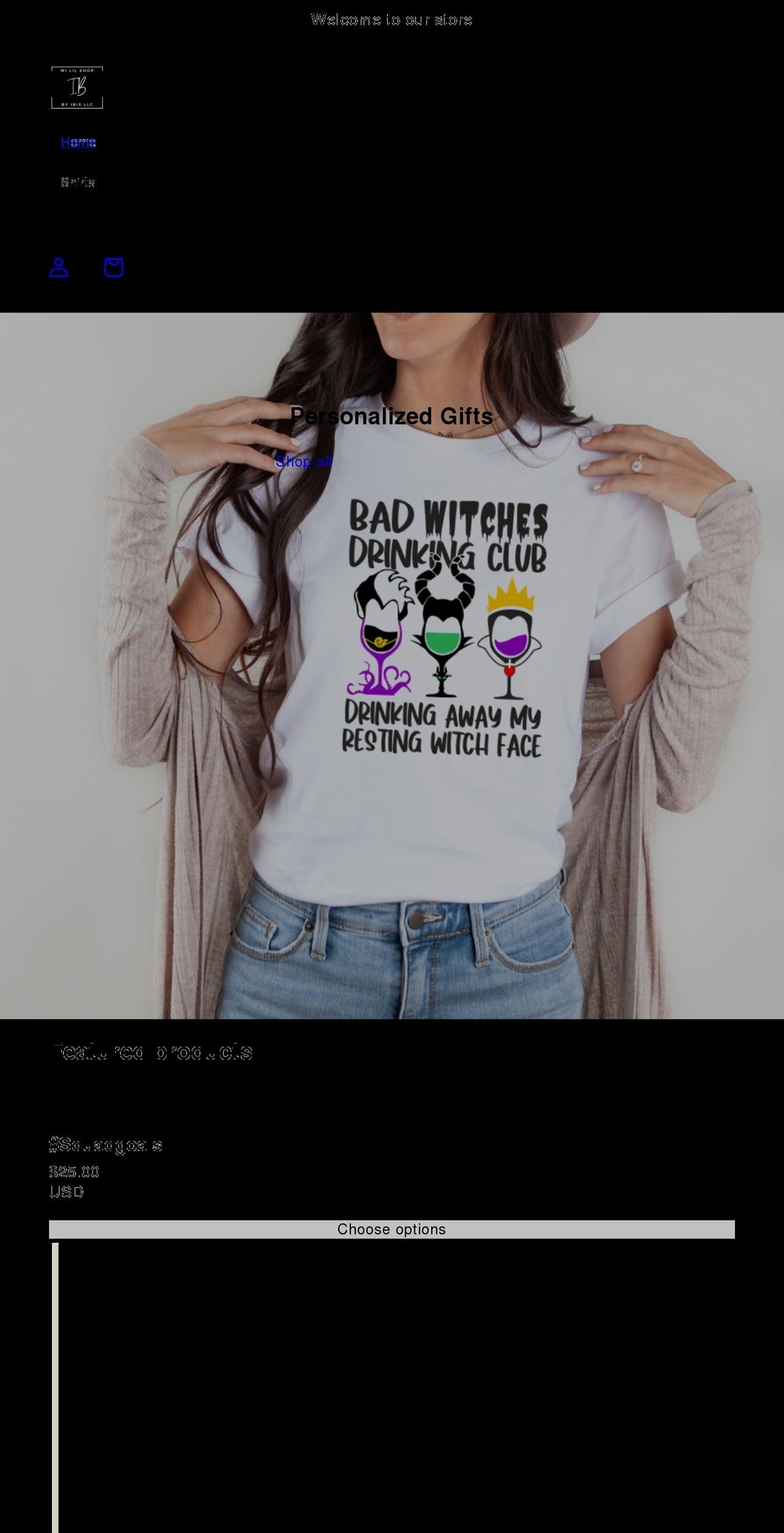 mililshop.com shopify website screenshot