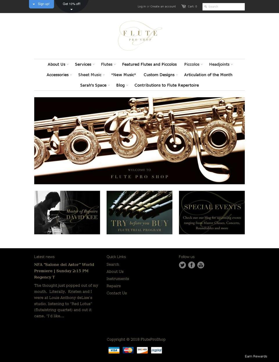 FPS_Clean Shopify theme site example militarybandflutists.com