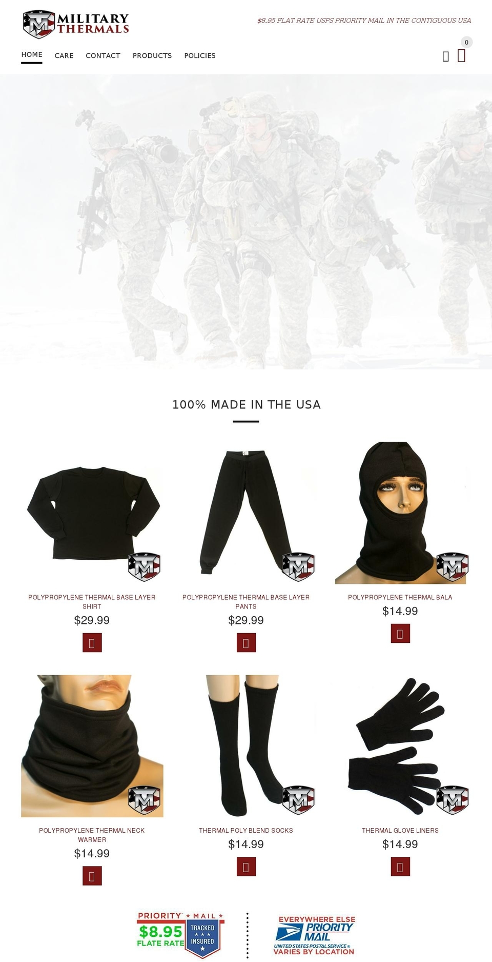 install-me-yourstore-v2-1-9 Shopify theme site example militarythermals.com
