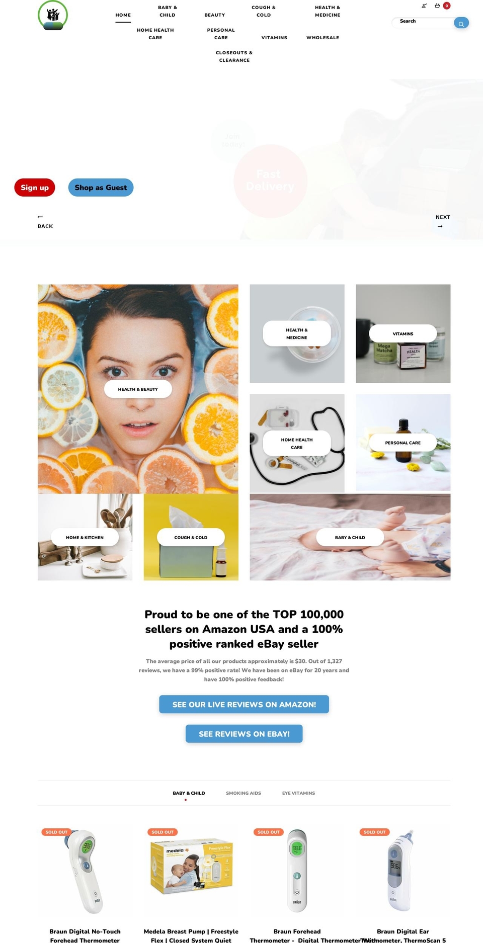 milkandmeds.com shopify website screenshot