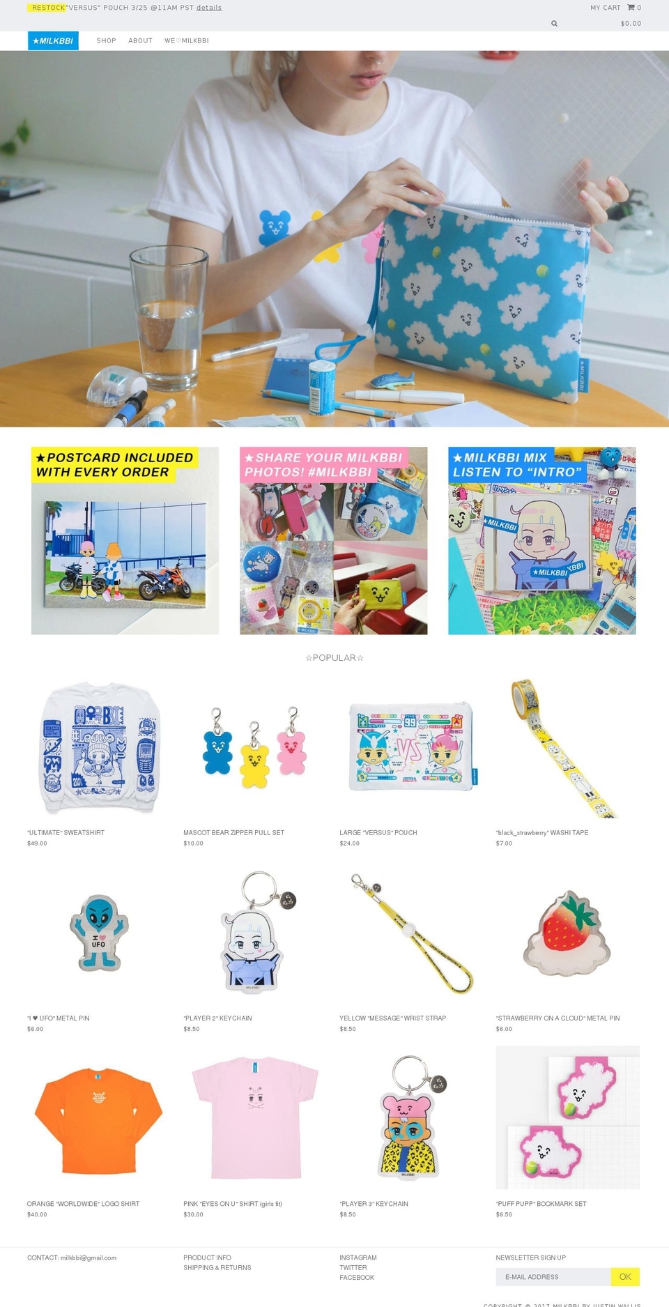 milkbbi.com shopify website screenshot