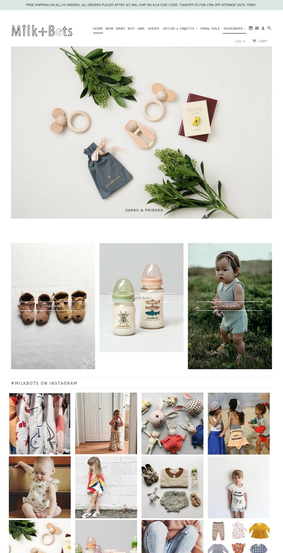 milkbots.com shopify website screenshot