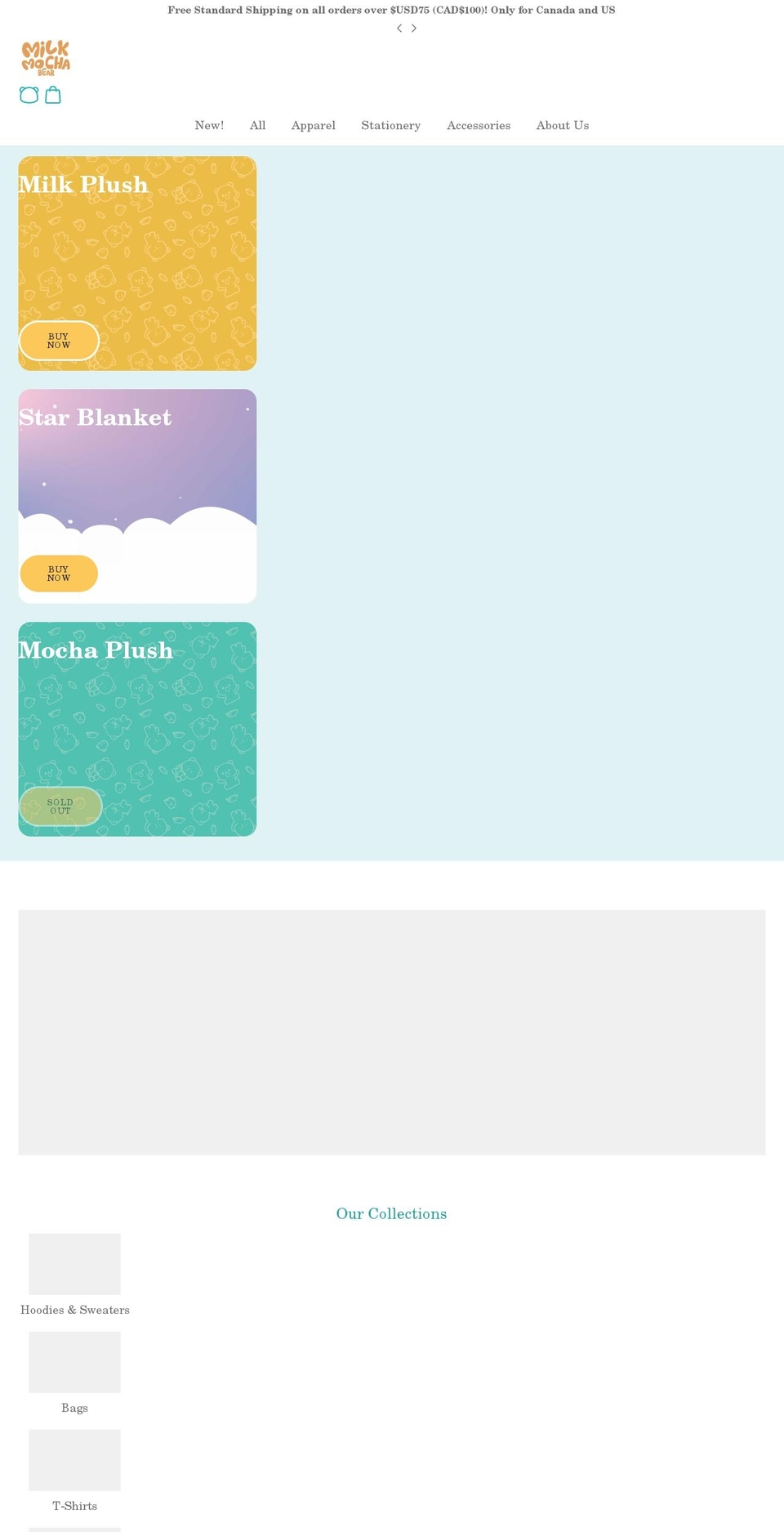 milkmochabear.com shopify website screenshot