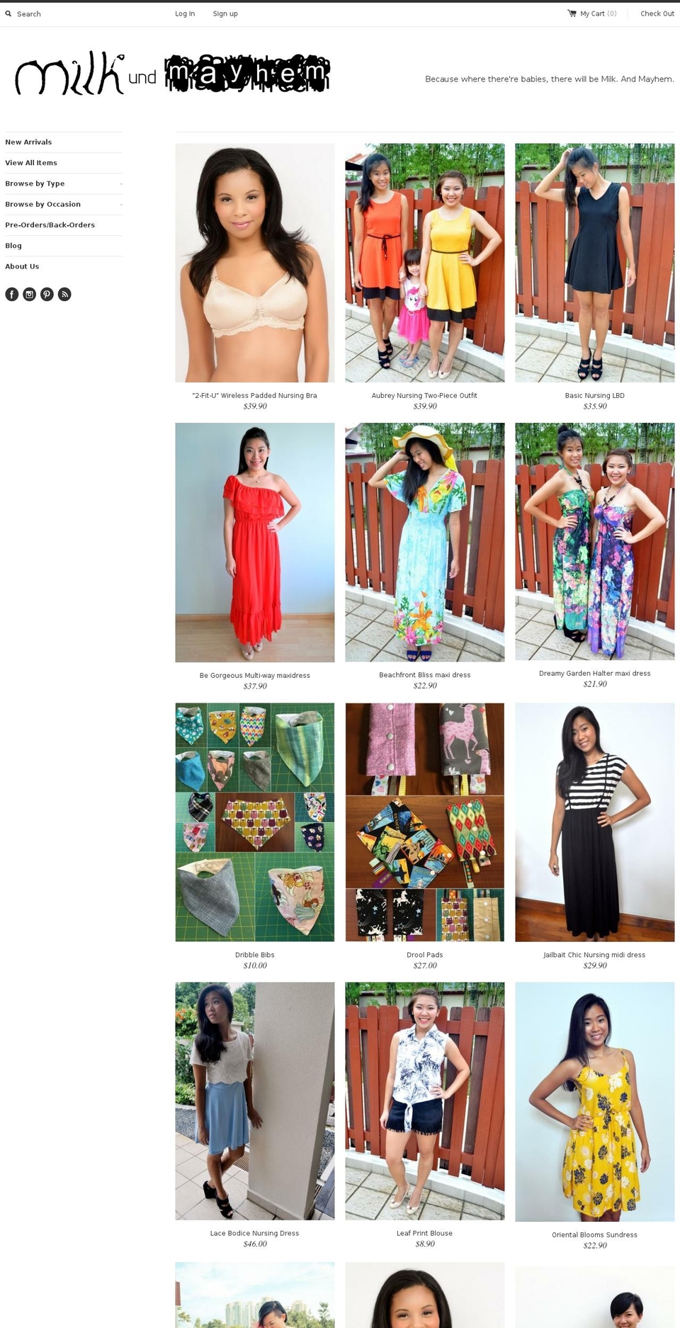 milkundmayhem.com shopify website screenshot