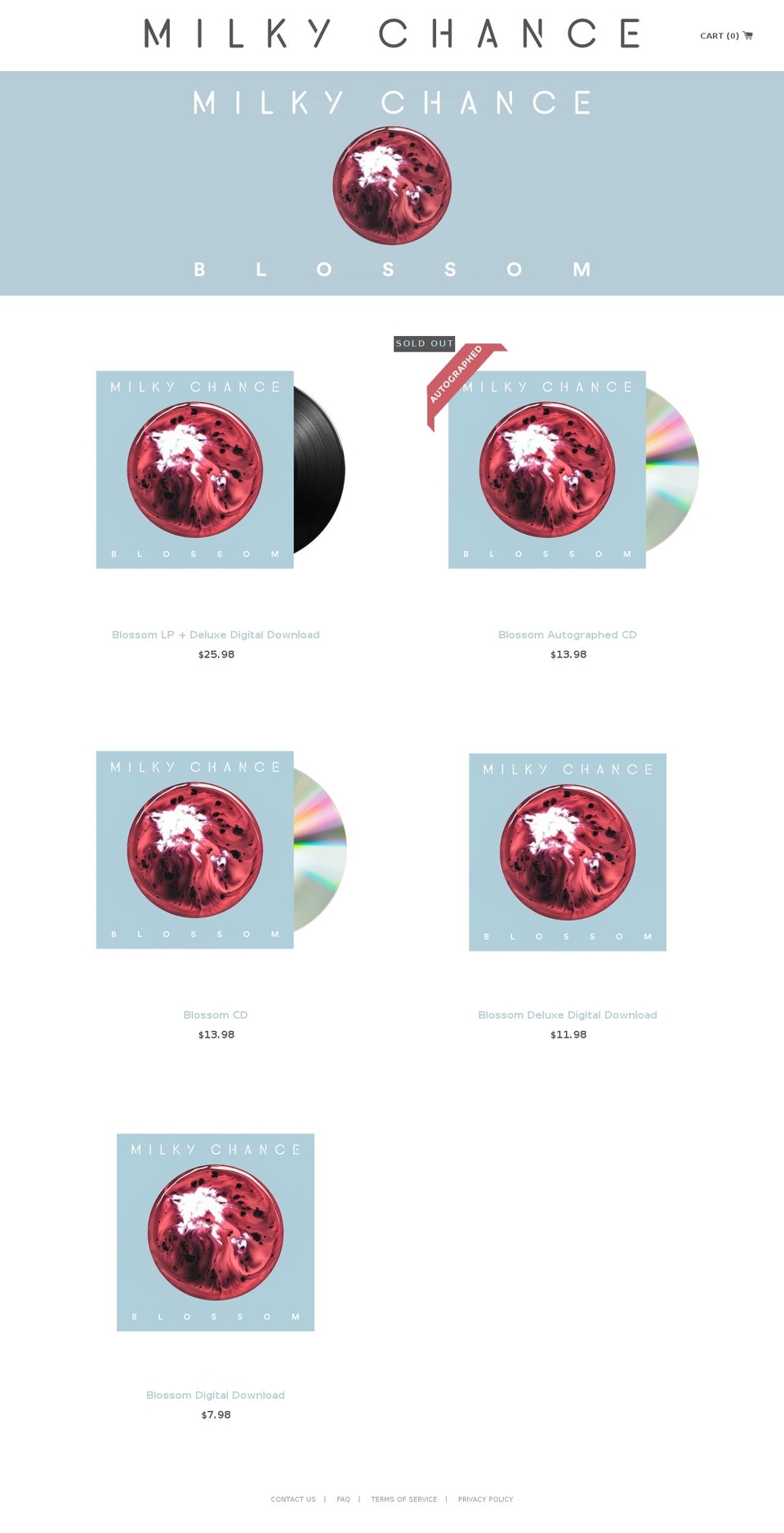 milkychanceshop.com shopify website screenshot