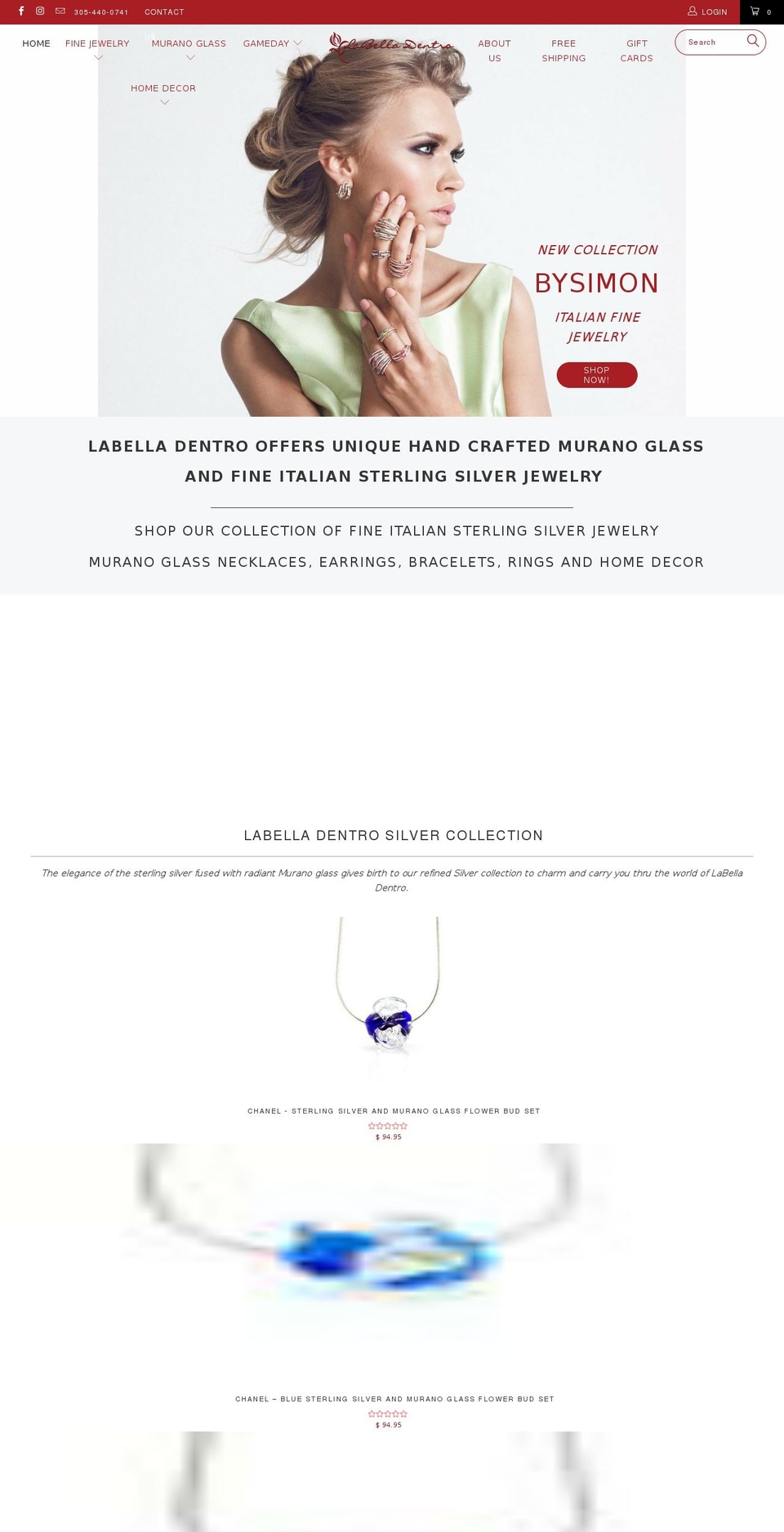 millefiori-usa.com shopify website screenshot