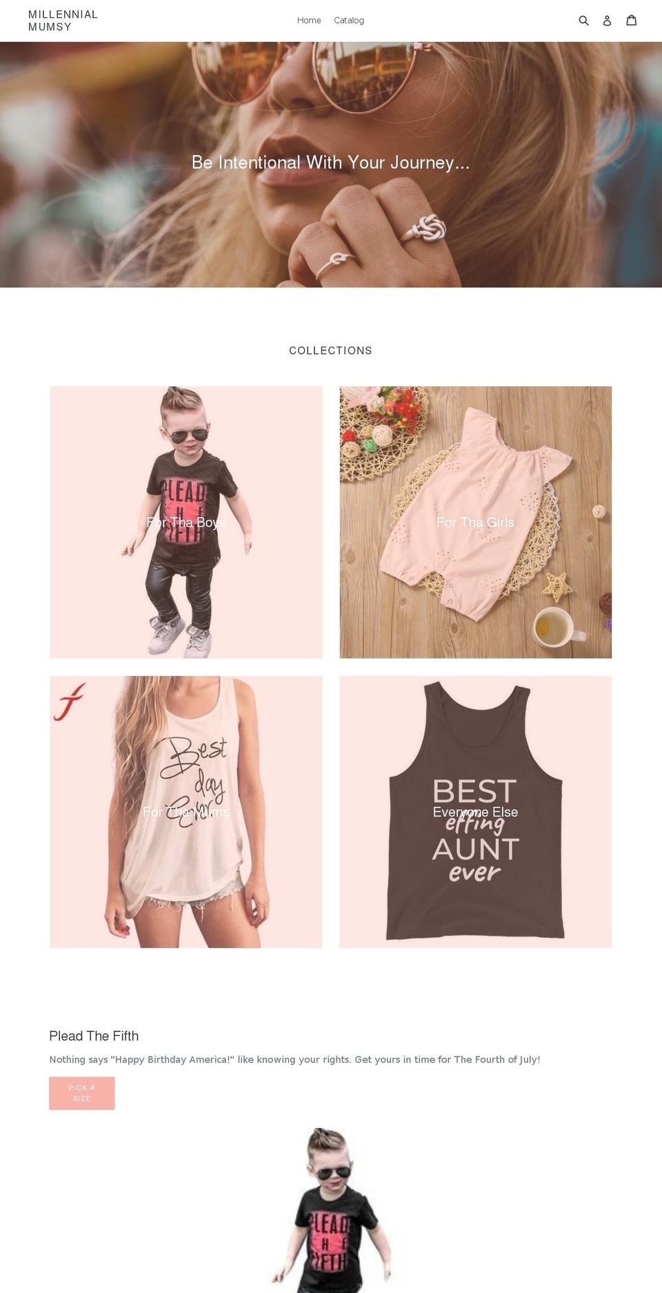 millennialmumsy.com — Shopify storefront screenshot
