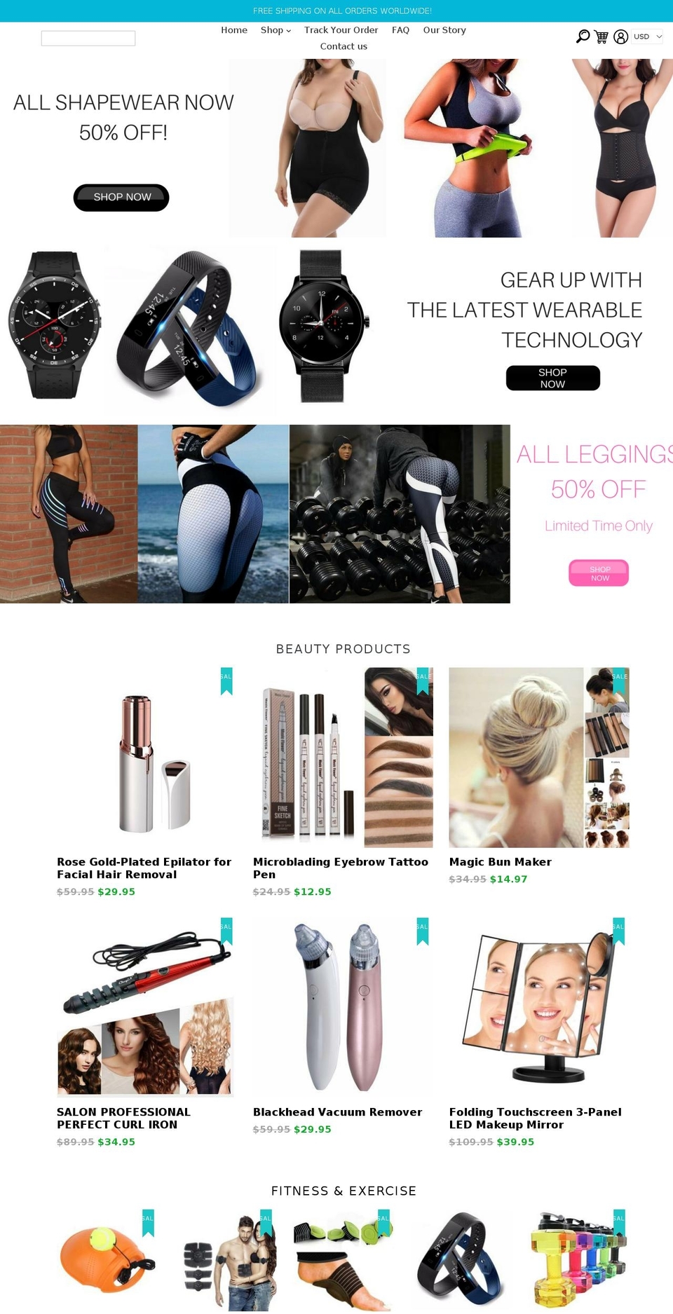 millennideals.com shopify website screenshot