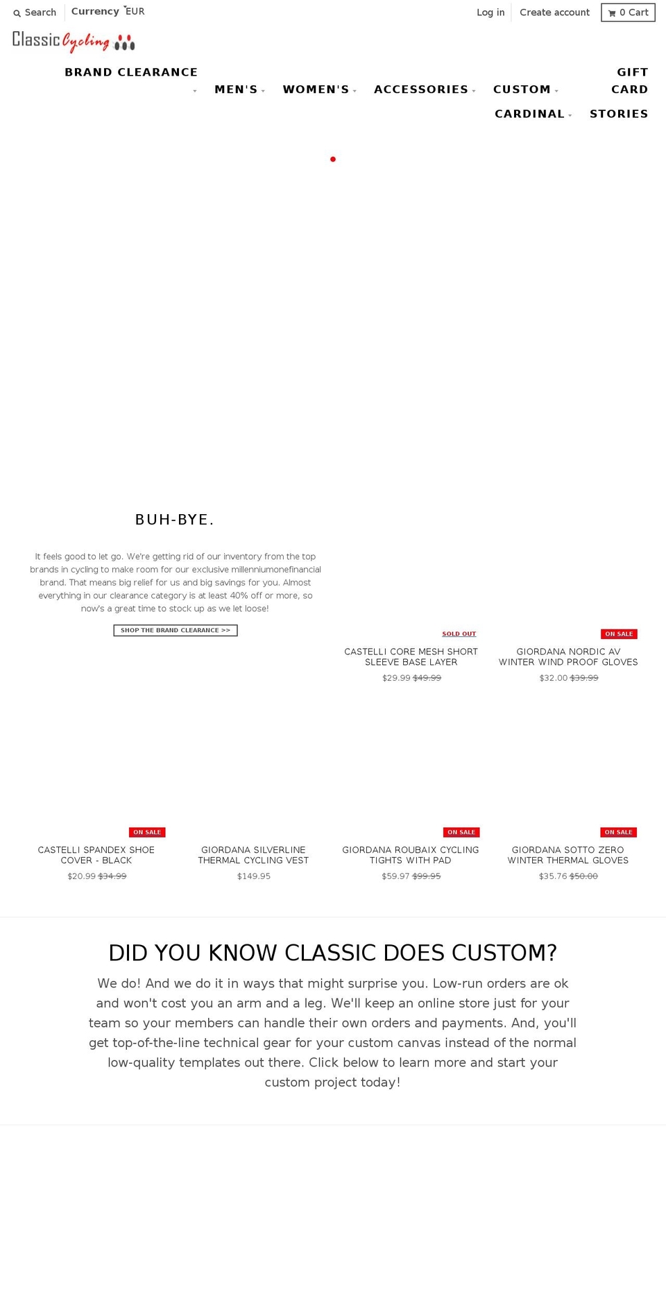 millenniumonefinancial.com shopify website screenshot