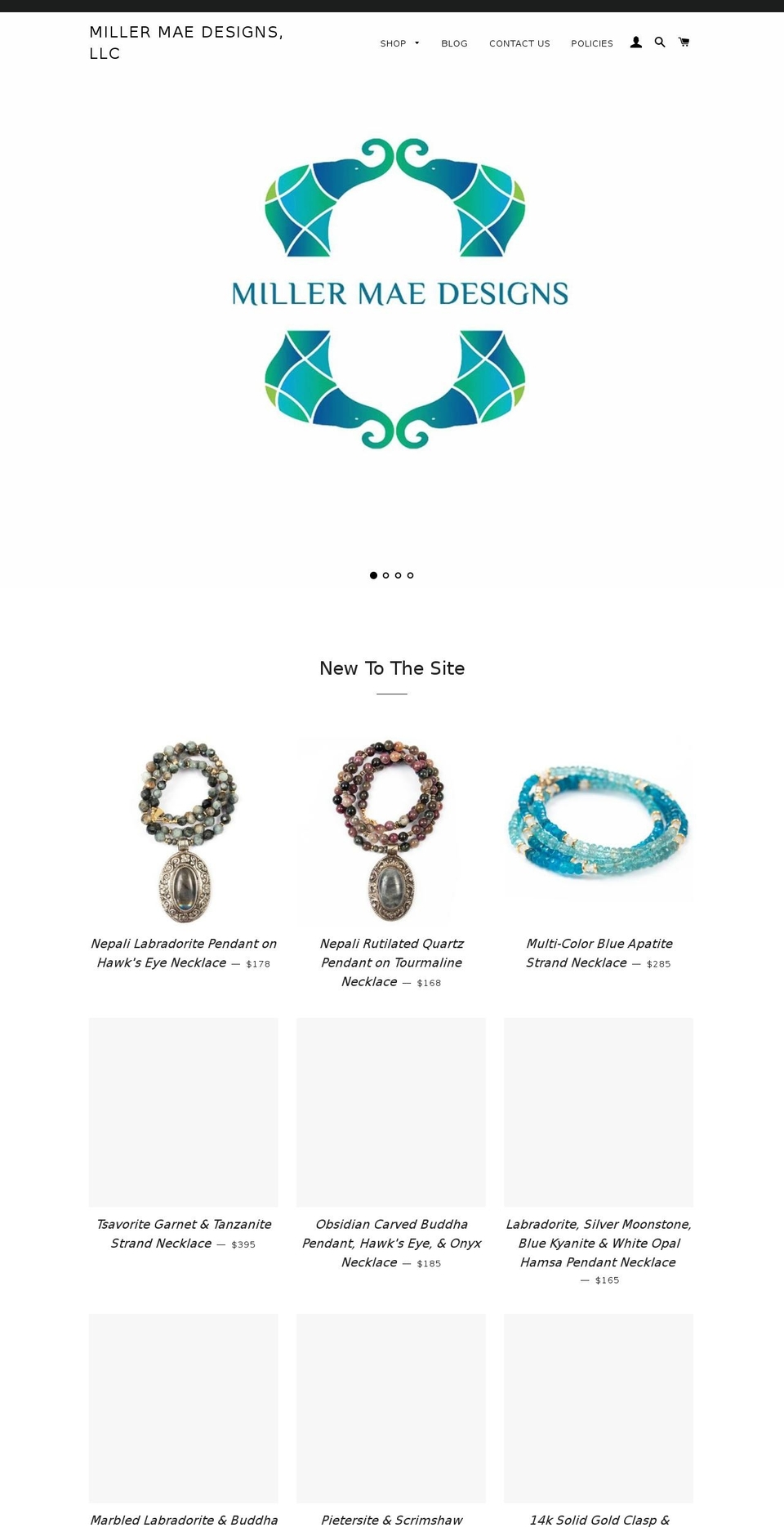 millermaedesigns.com shopify website screenshot