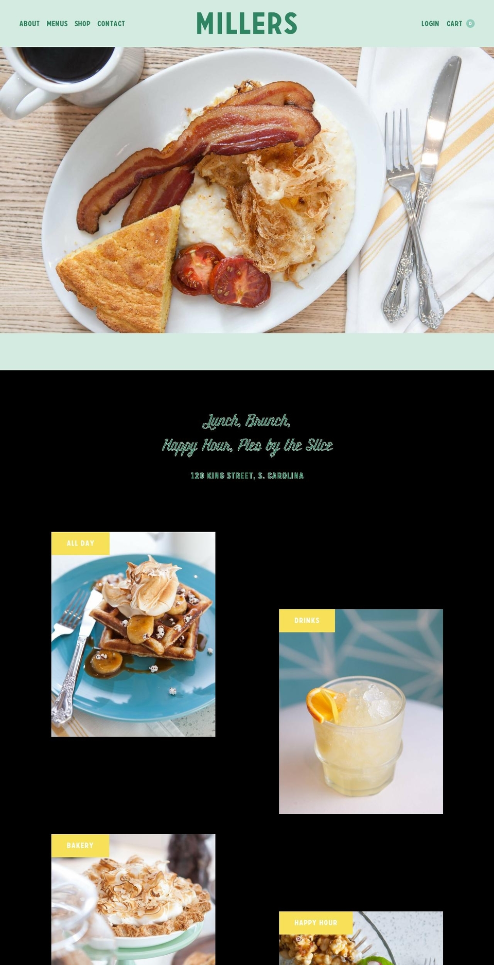millersallday.com — Shopify storefront screenshot