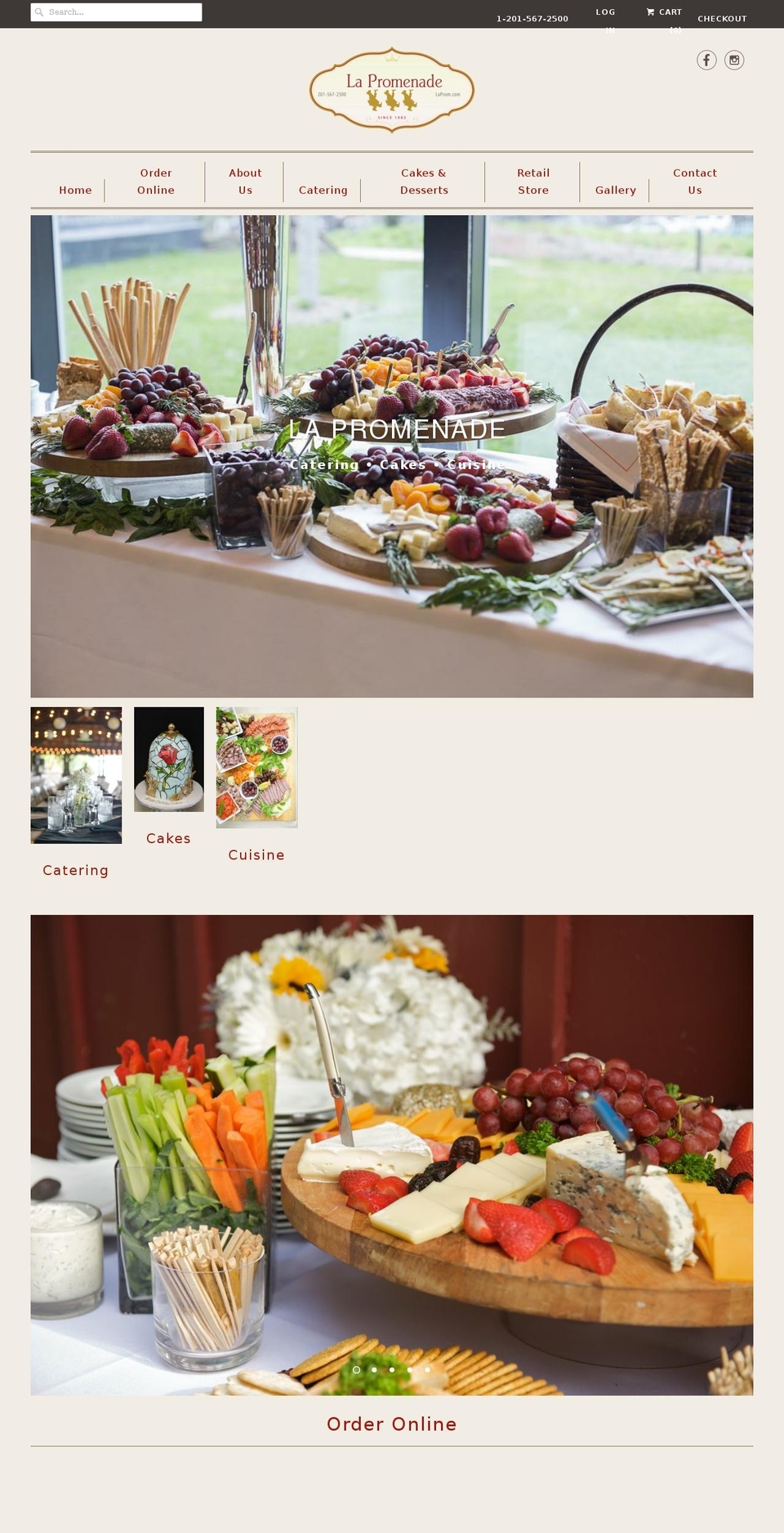millersbakery.com — Shopify storefront screenshot